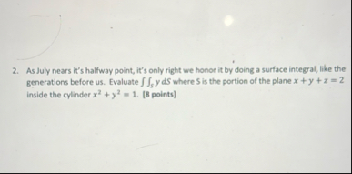 As July nears it's halfway point, it's only right