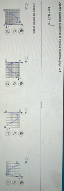 Use the graphing guidelines to make a complete