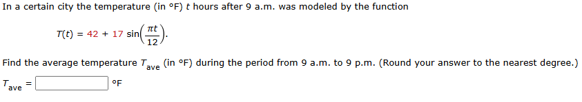 F t hours after 9 a . m . was modeled b y the