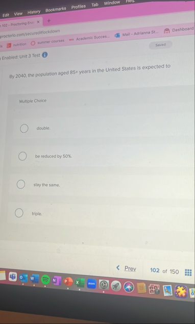 By 2 0 4 0 , the population aged 8 5 years in the