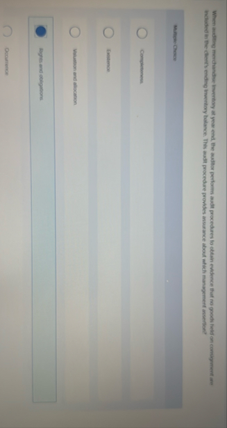 When auding memchandse inveritory at year end,