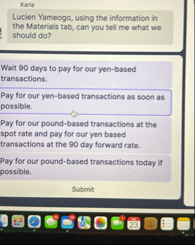 Karla Lucien Yameogo, using the information in