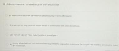 All of these statements correctly explain