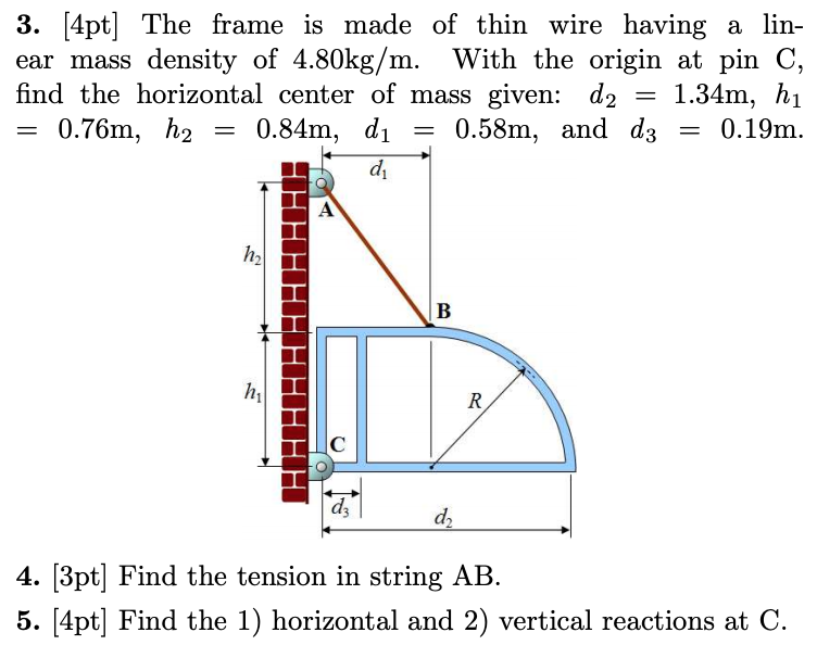 code class = "asciimath" > [ 4 pt ] The frame is