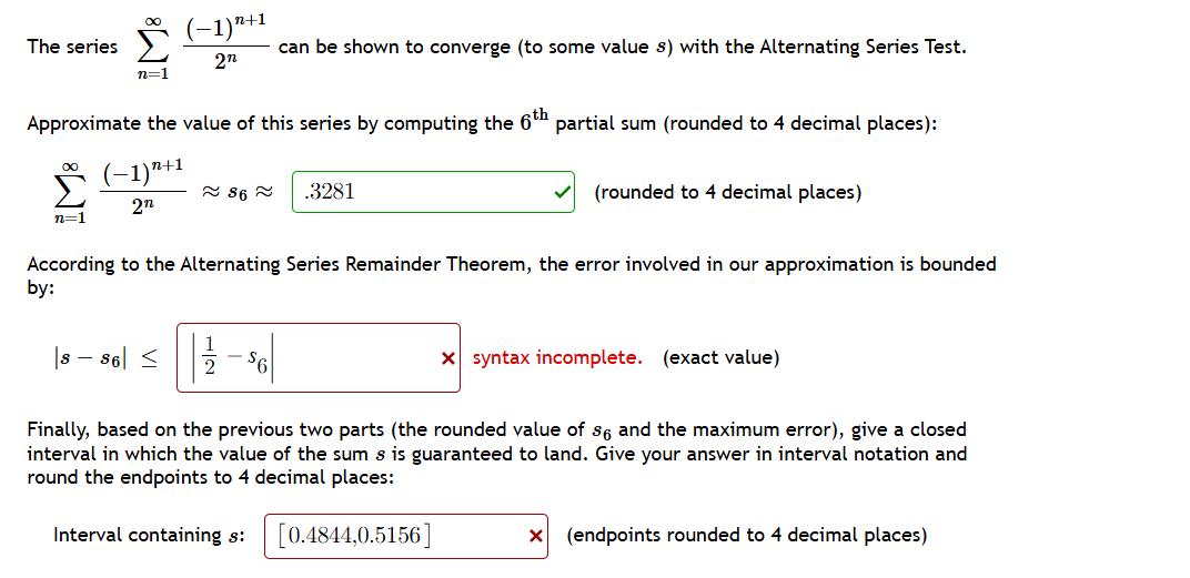 The series \ sum _ ( n = 1 ) ^ ( \ infty ) ( ( -