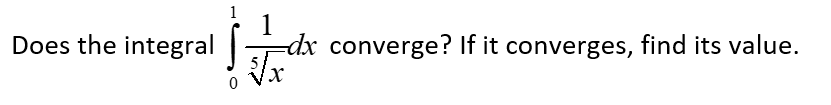 Does the integral \ int _ 0 ^ 1 ( 1 ) / ( \ root