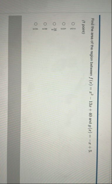 Find the area of the region between f ( x ) = x 2