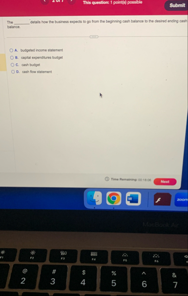 This question: 1 point ( s ) possibs Submit The