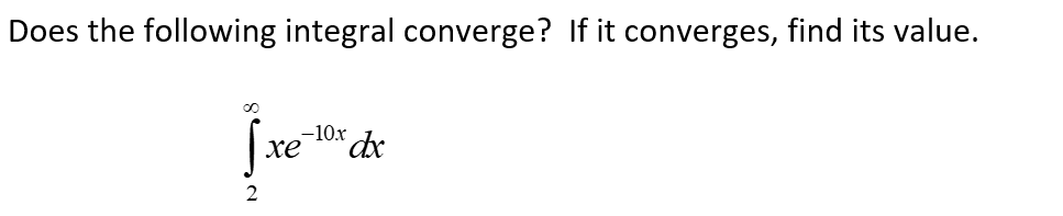 does the following interval converge o r diverge