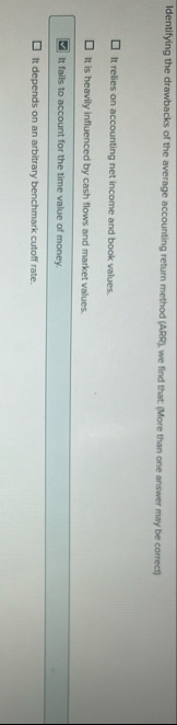 Identifying the drawbacks of the average