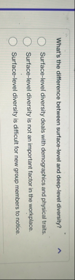 What's the difference between surface - level and