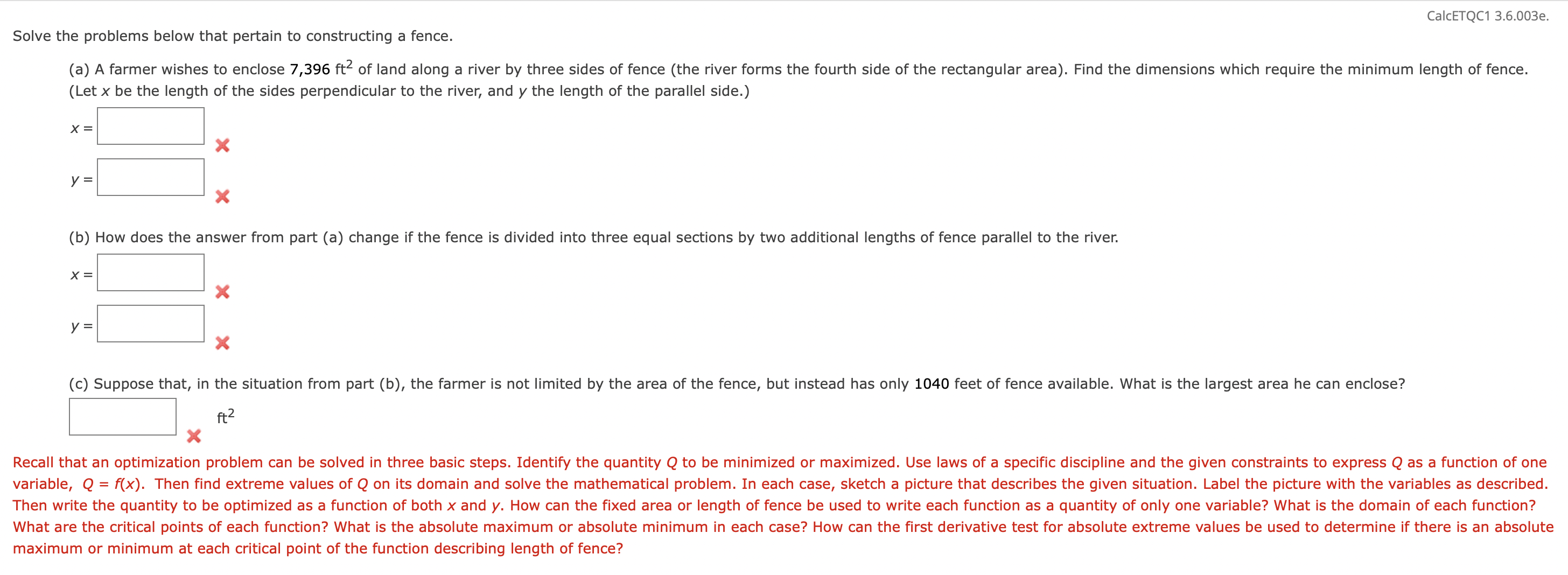 Solve the problems below that pertain to