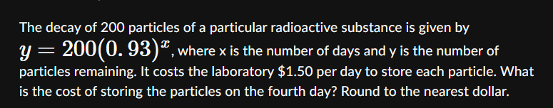 The decay o f 2 0 0 particles o f a particular