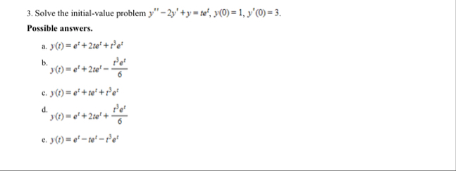 Solve the initial - value problem y ' ' - 2 y ' y