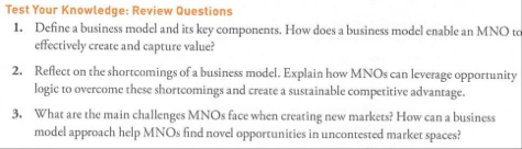 Test Your Knowledge: Review Questions Define a