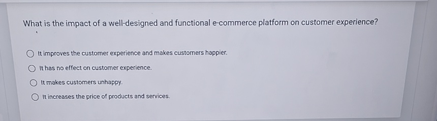 What is the impact of a well - designed and