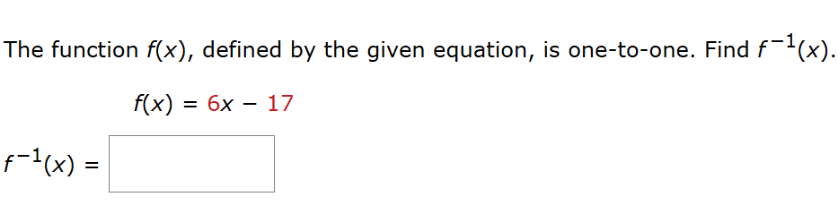 The function f ( x ) , defined b y the given