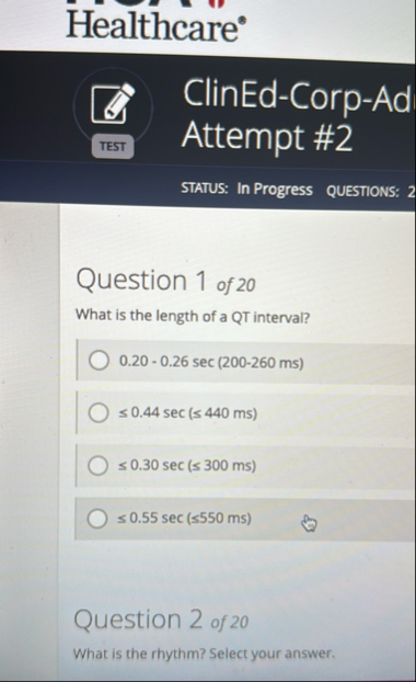 Healthcare ClinEd - Corp - Ad Attempt # 2 STATUS: