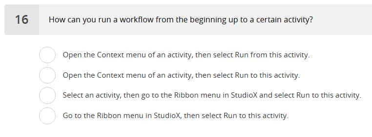 1 6 How can you run a workflow from the beginning