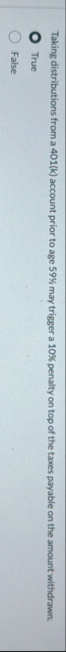 Taking distributions from a 4 0 1 ( k ) account