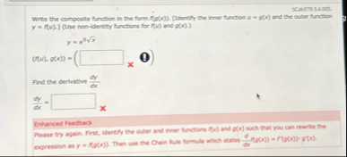 SCaltigi 4 0 0 5 Write the composite function in