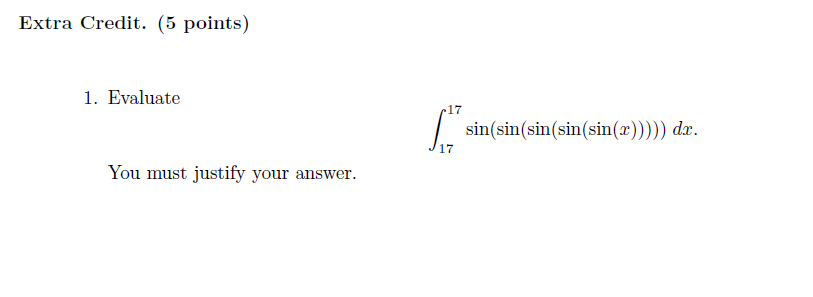 code class = "asciimath" > Extra Credit. ( 5