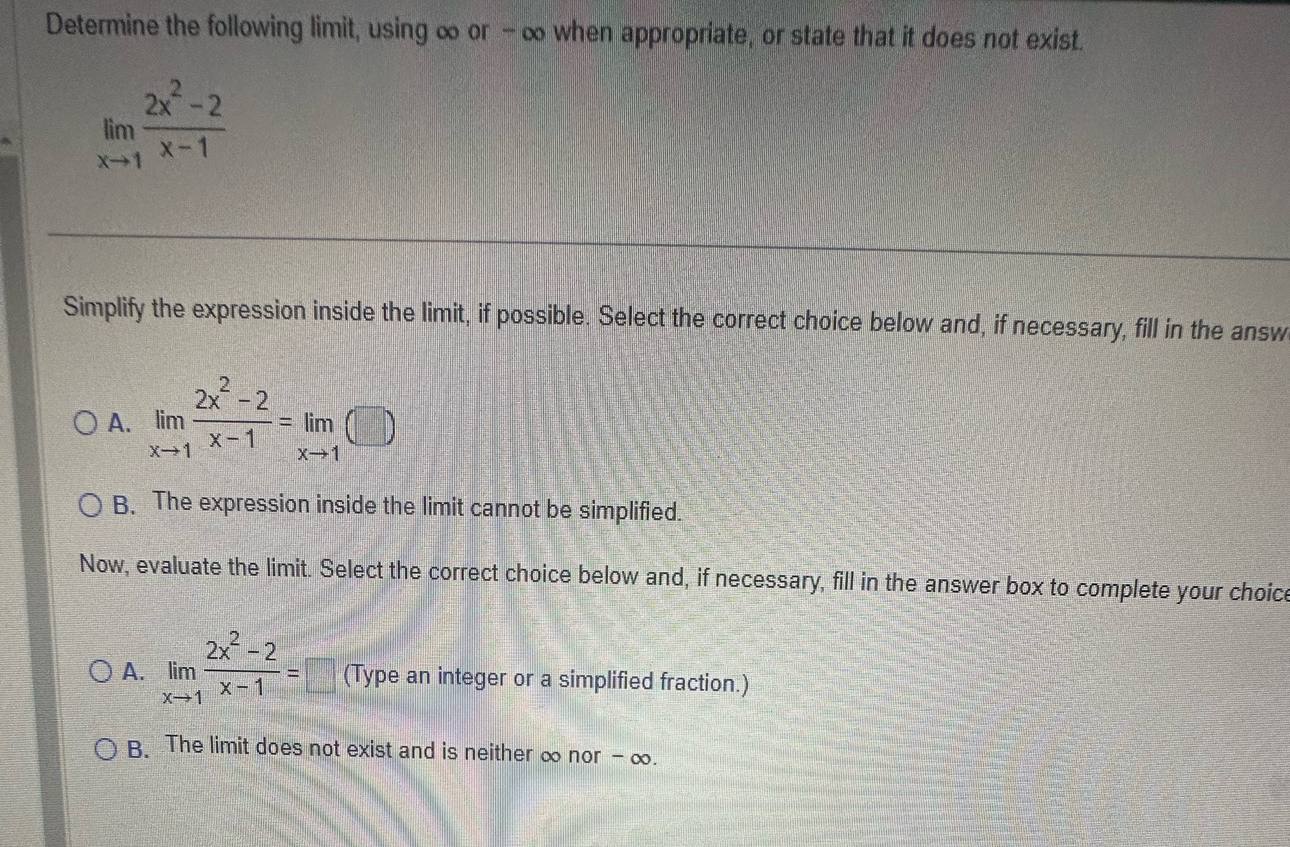 Determine the following l i m i t , using o r -