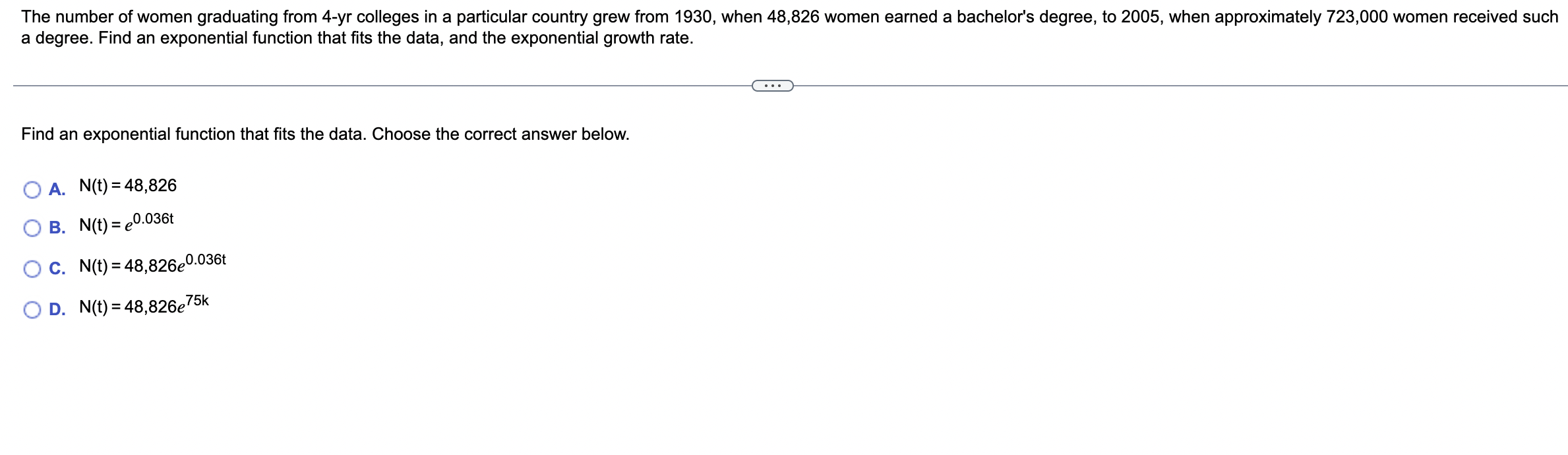 The number o f women graduating from 4 - y r