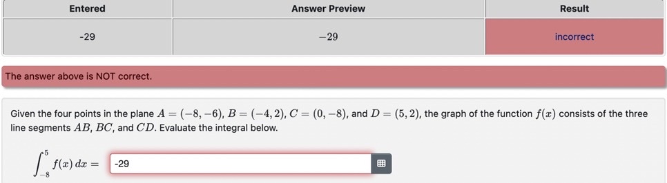 Given the four points i n the plane A = ( - 8 , -