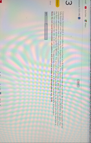 mail YouTube Maps mework 7 ( Ch 0 8 ) 3 Crenshaw,