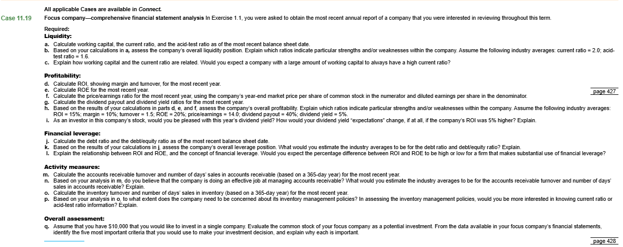 Complete Case 1 1 : 1 9 using the 2 0 2 4 audited