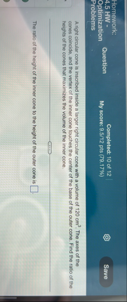 Homework: 4 . 5 HW - Optimization Question