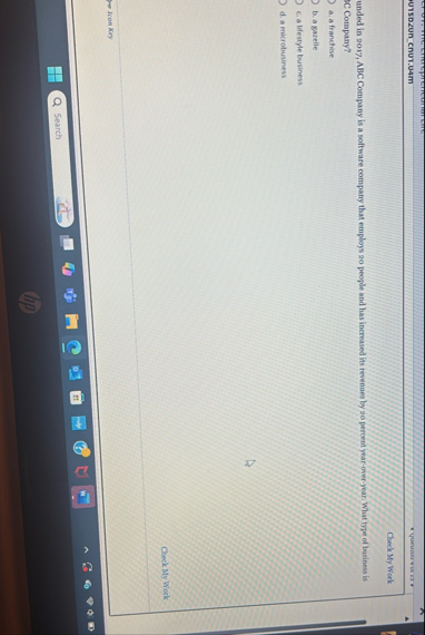 Check My Work unded in 2 0 1 7 , ABC Company is a