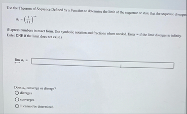 Use the Theorem of Sequence Defined by a Function