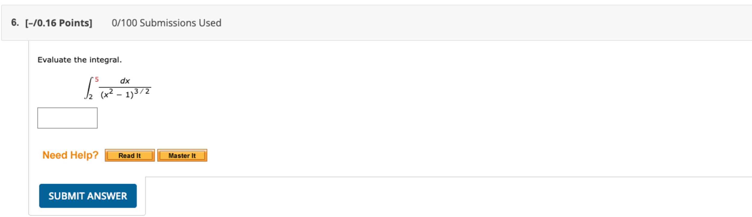 [ - 0 . 1 6 Points ] 0 1 0 0 Submissions Used