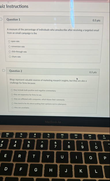 Question 2 0 . 5 pts Biogs represent valuable