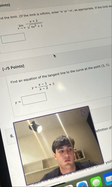 oints ] ad the limit . ( If the limit is