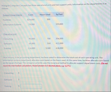 Marigold Computer Concepts has three operational