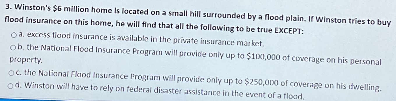 3 . Winston's \ ( \ $ 6 \ ) million home is