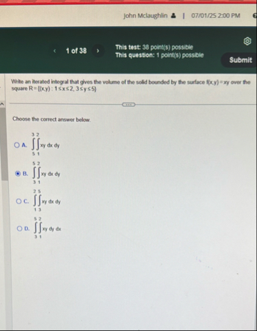 John Mclaughlin a | 0 7 0 1 ? 2 5 2 : 0 0 P M 1