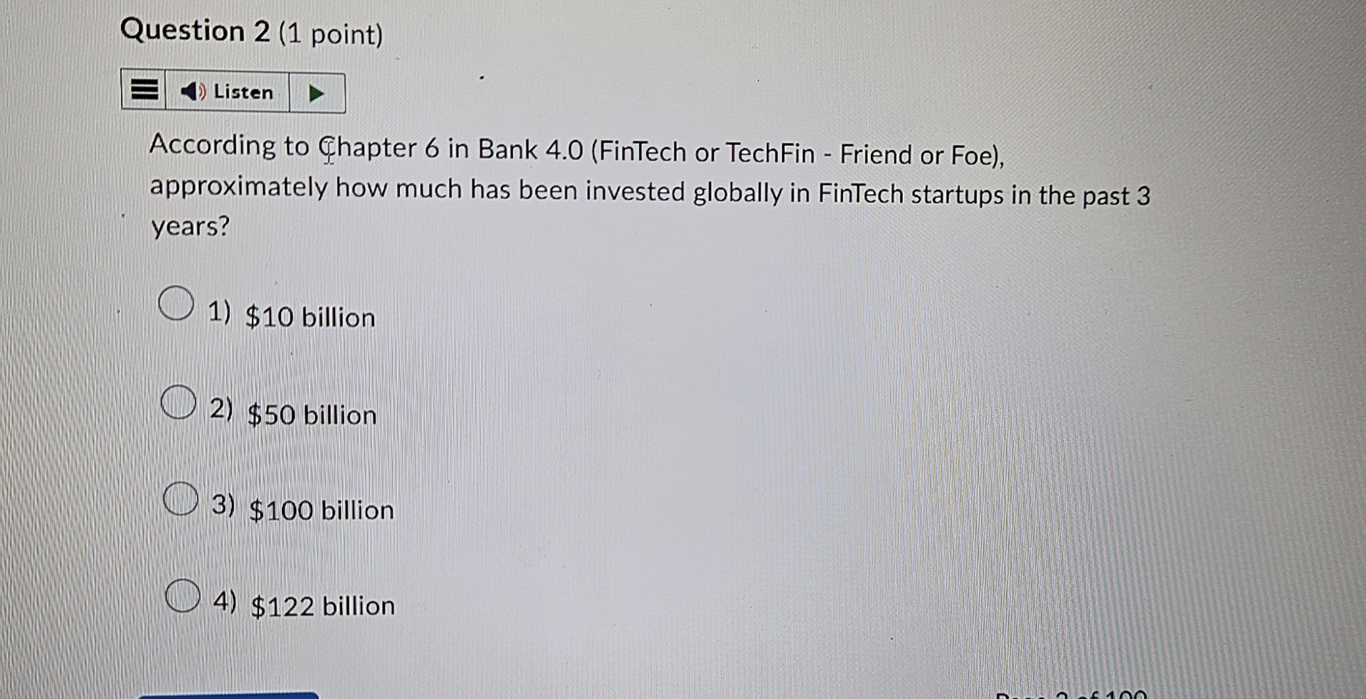 Question 2 ( 1 point ) According to hapter 6 in