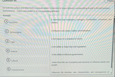 7 Points On both the surface and deep levels