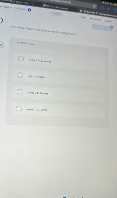 Final Exam - Prin... cation.com ehensive Final