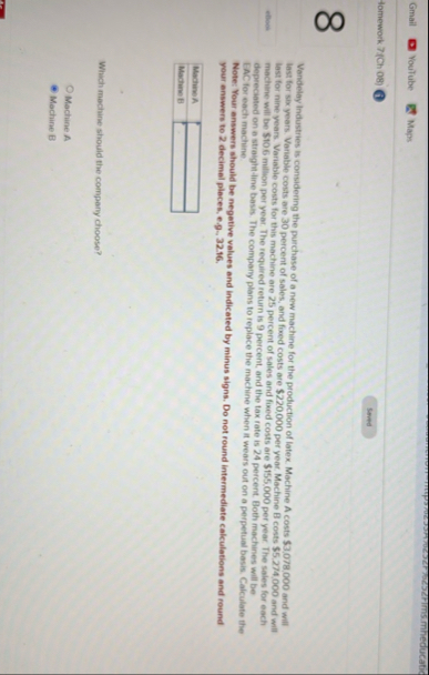 Gmail Youlube Maps tomework 7 ICh 0 8 ) (