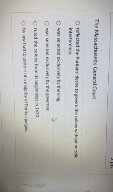 The Massachusetts General Court reflected the