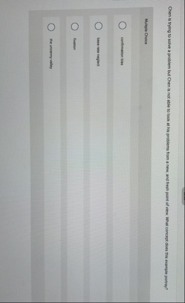 Chen is trying to solve a problem but Chen is not