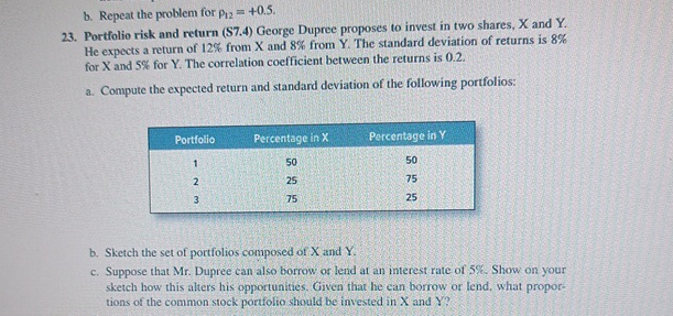 b . Repeat the problem for p 1 2 = + 0 . 5 . 2 3