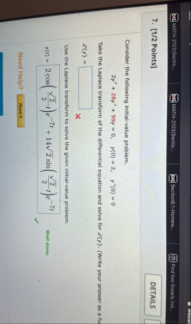 MATH - 2 1 0 3 ( Sectio . . . MATH - 2 1 0 3 (