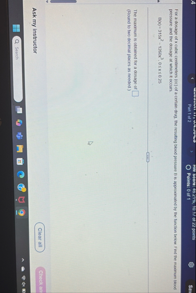 4 Part 1 of 2 hw scoro: 4 8 . 2 1 % , 1 0 . 1 ?