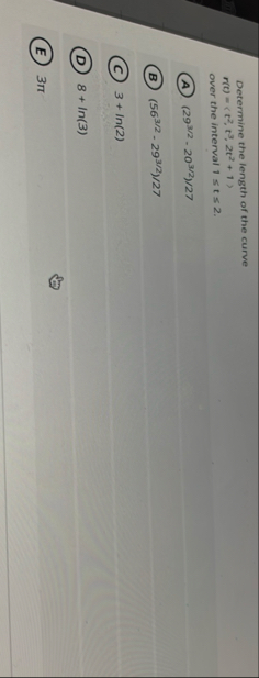 Determine the length of the curve r ( t ) = ( t 2
